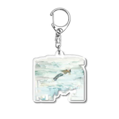 pool Acrylic Key Chain