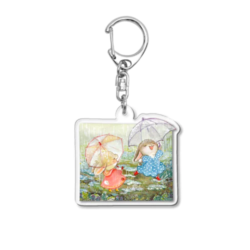 rainy Acrylic Key Chain