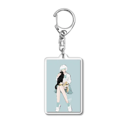 校舎の裏で Acrylic Key Chain