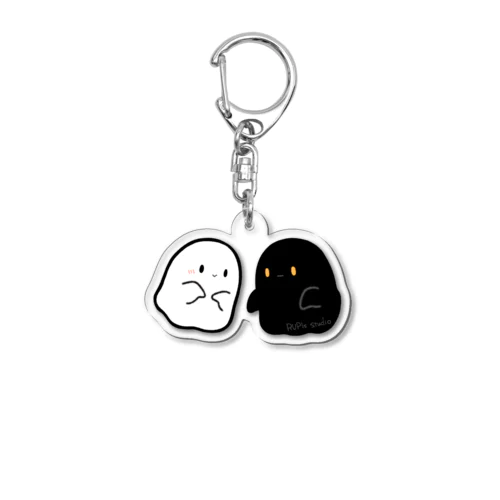 おでかけおばけ Acrylic Key Chain