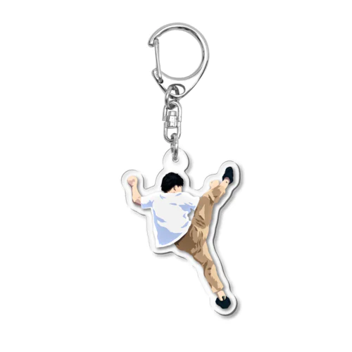 クライマーちゃん004号（カラフル） Acrylic Key Chain