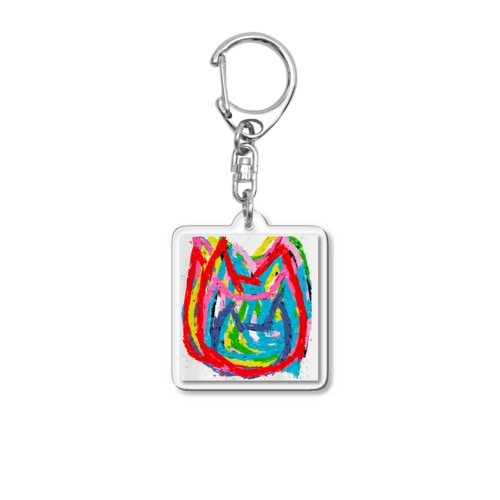 にゃんちゃんチューリップ　 Acrylic Key Chain