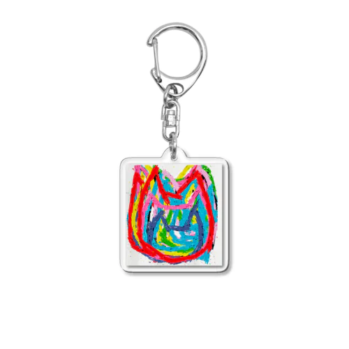 にゃんちゃんチューリップ　 Acrylic Key Chain