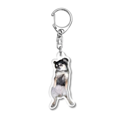 変な犬❷ ちわわ＊やる気のない犬 Acrylic Key Chain