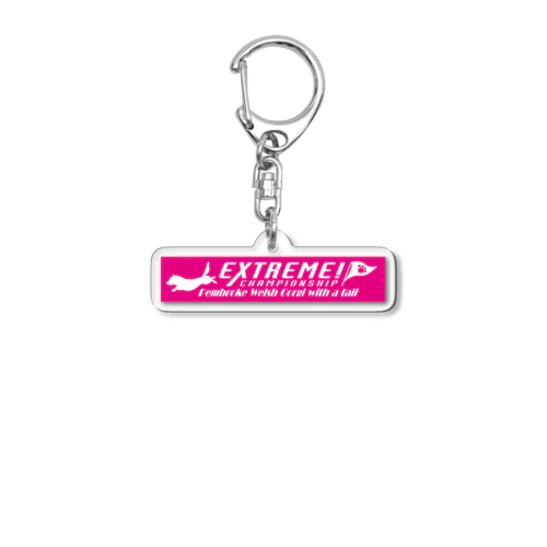 エクストリーム×ウェルシュコーギー・ペンブローク（しっぽつき） Acrylic Key Chain