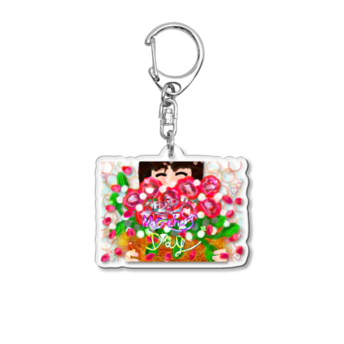 HAHANOHI=Mother′sDay Part-3 Acrylic Key Chain