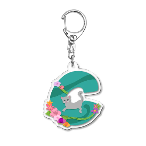 CはCatのC Acrylic Key Chain