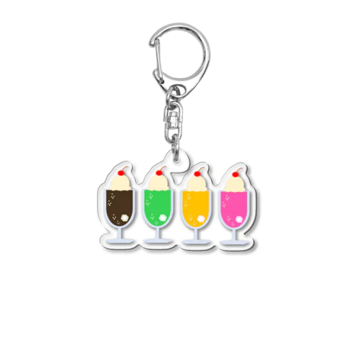 昭和のフロートさん Acrylic Key Chain