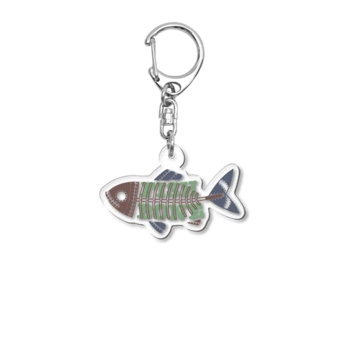 魚の骨 Acrylic Key Chain