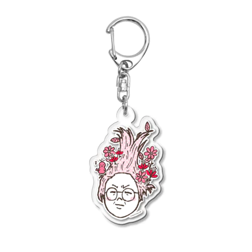 ねぐせの人 Acrylic Key Chain