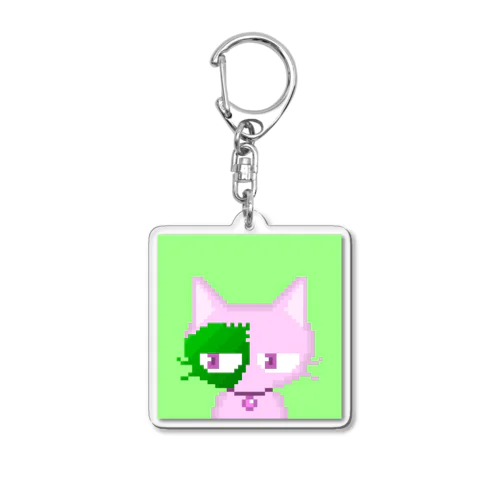 Grumpy kittens #010 Acrylic Key Chain