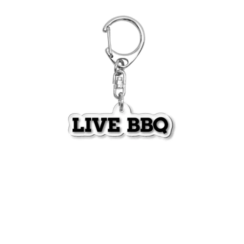 LIVE BBQ Acrylic Key Chain