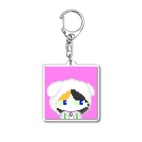 Grumpy kittens #019 Acrylic Key Chain