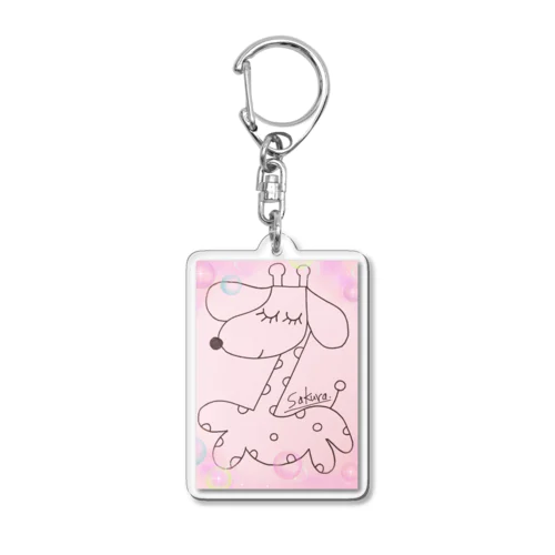 いぬきりんキーホルダー Acrylic Key Chain