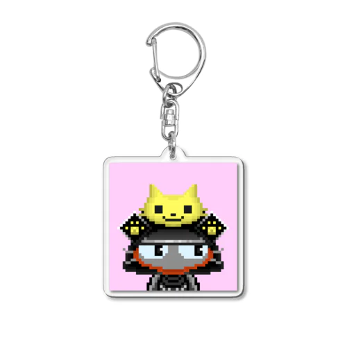 Grumpy kittens #025 Acrylic Key Chain