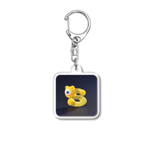 ABC eye bear lowercase #19 Acrylic Key Chain