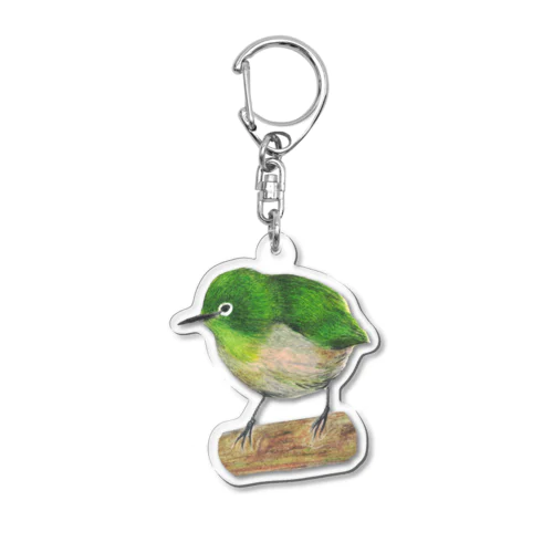 [森図鑑] メジロ Acrylic Key Chain