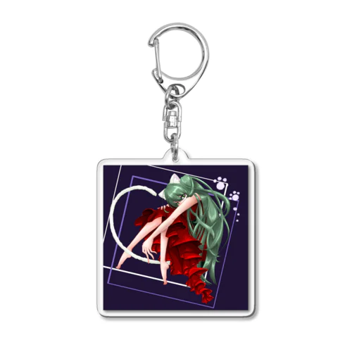 ワインレッド Acrylic Key Chain