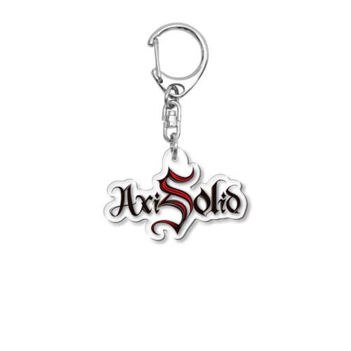 Axisolid key chain fob アクリルキーホルダー