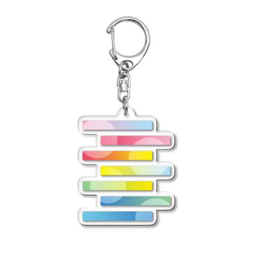 カラフル付箋 Acrylic Key Chain