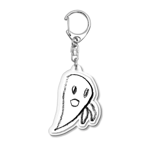 オバケの「バケぽん」 Acrylic Key Chain