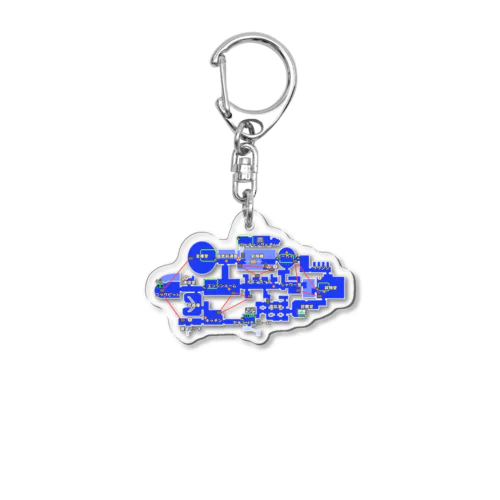 エアシップキーホルダー Acrylic Key Chain