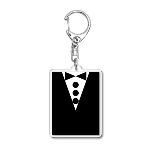 【Tuxedo】 Acrylic Key Chain