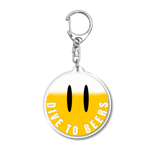 DIVE TO BEERS Acrylic Key Chain
