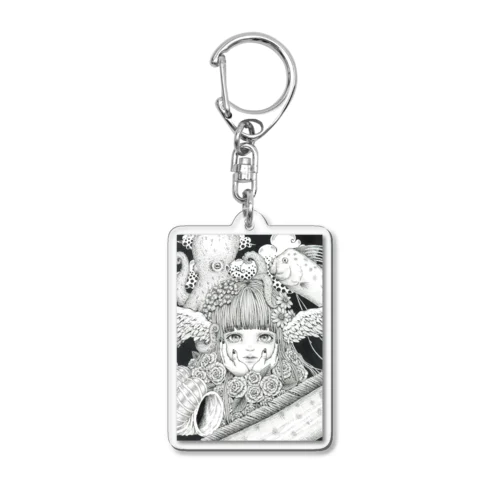 女の子 Acrylic Key Chain