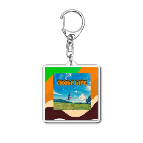 golf life Acrylic Key Chain