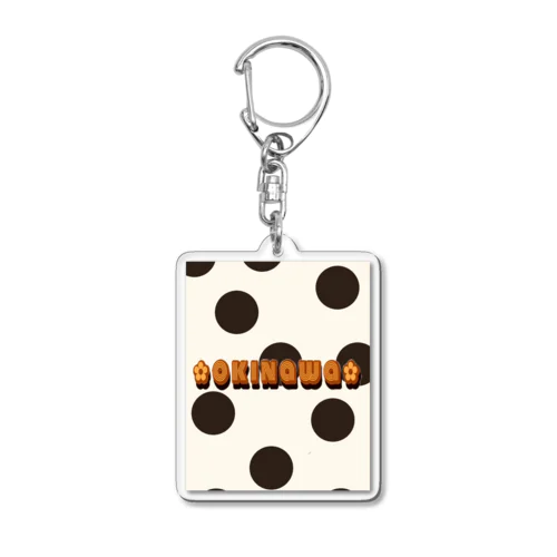 okinawa dot Acrylic Key Chain