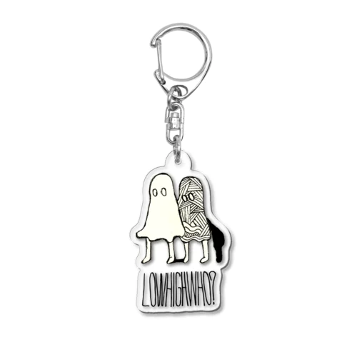 LOW HIGH WHO? LOGO Acrylic Key Chain