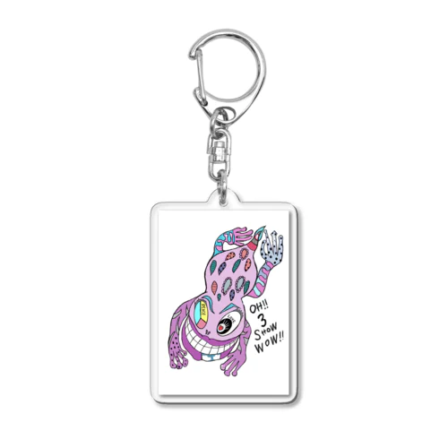 Oh!!! 3 Show WOW!! Acrylic Key Chain