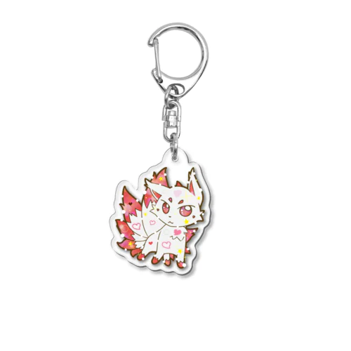 デコモン【きゅうび】 Acrylic Key Chain