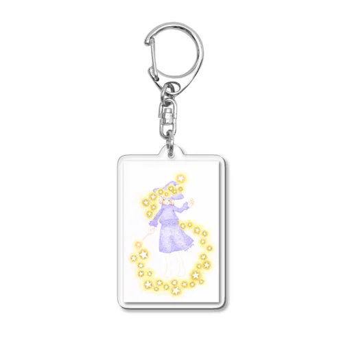 午前3時の妖精_夜の魔法 Acrylic Key Chain