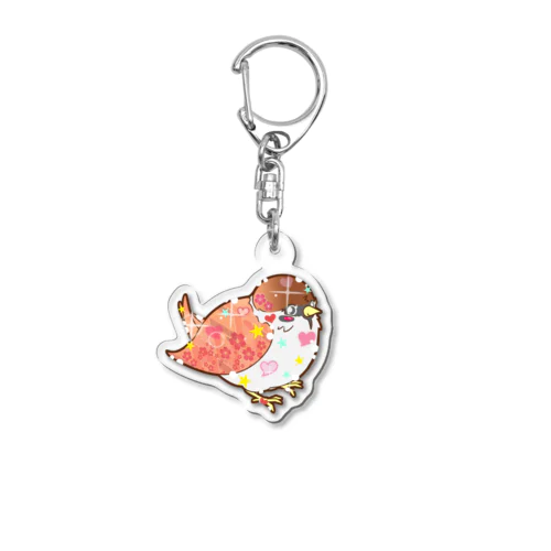 デコモン【ふくちゃん】 Acrylic Key Chain