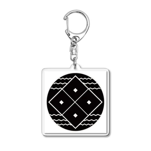 四ツ目屋浪六家紋シリーズ Acrylic Key Chain