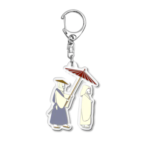 狐の嫁入り Acrylic Key Chain