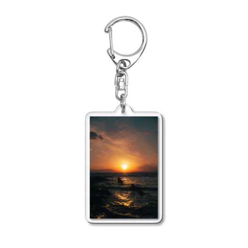 sunsettime Acrylic Key Chain