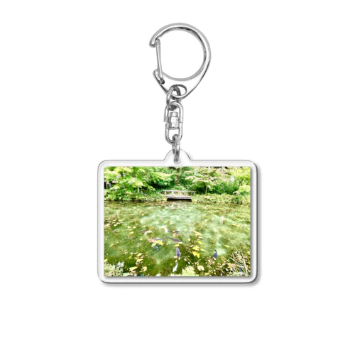 モネの池 Acrylic Key Chain
