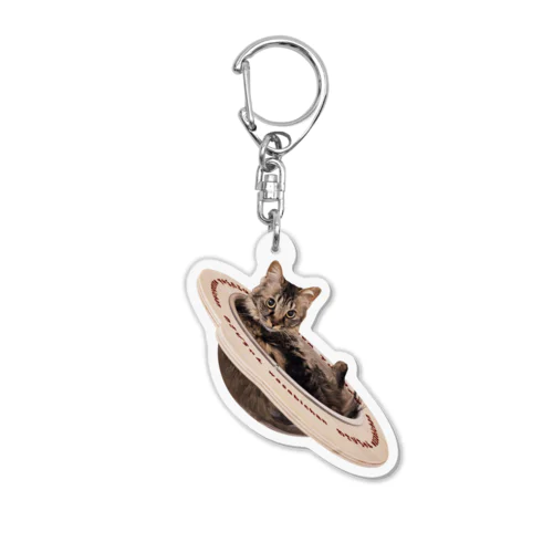 新登場！「UFOわさびちゃん」キーホルダー🐱 Acrylic Key Chain