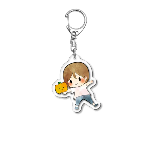 かぼちゃの畑 Acrylic Key Chain