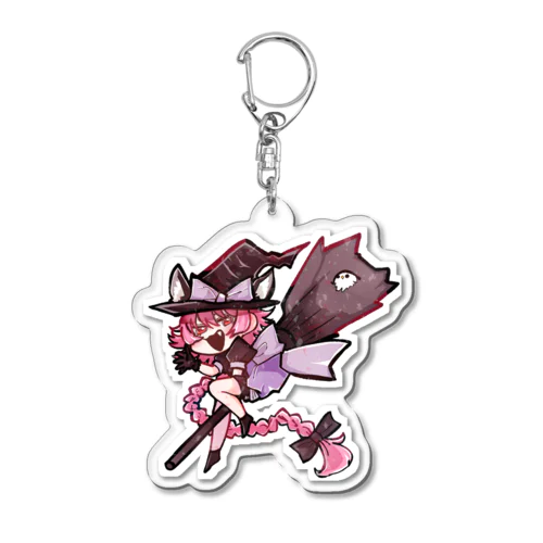 魔女っ子ちゃん キーホルダー Acrylic Key Chain