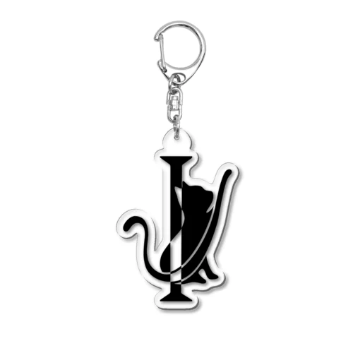 波動関数の猫 Acrylic Key Chain