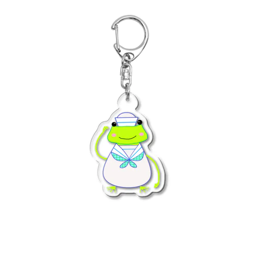 カエルちゃん水兵さん Acrylic Key Chain