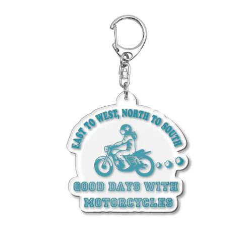 バイク日和 (ミント)キーホルダー Acrylic Key Chain