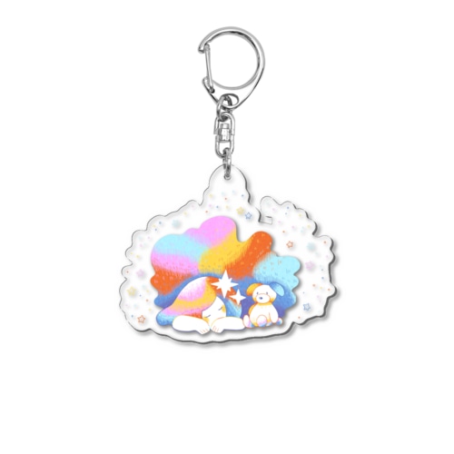 願い星 Acrylic Key Chain