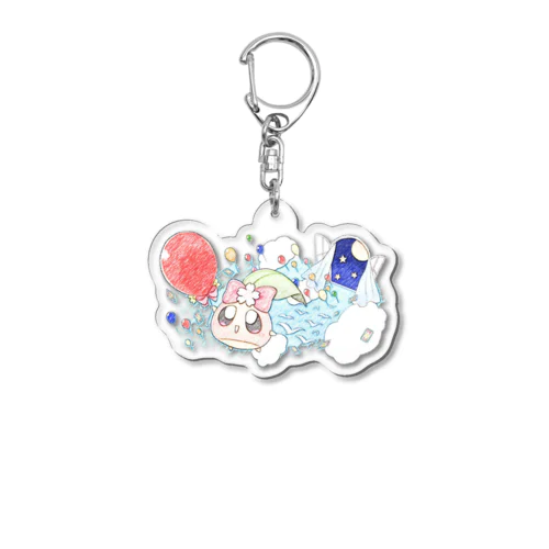 YouTubeヘッダーのあんまろ Acrylic Key Chain