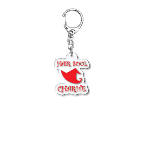 シャーリットのハットロゴ赤改 Acrylic Key Chain