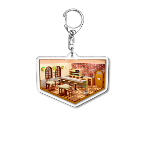 ミニチュアカフェ Acrylic Key Chain